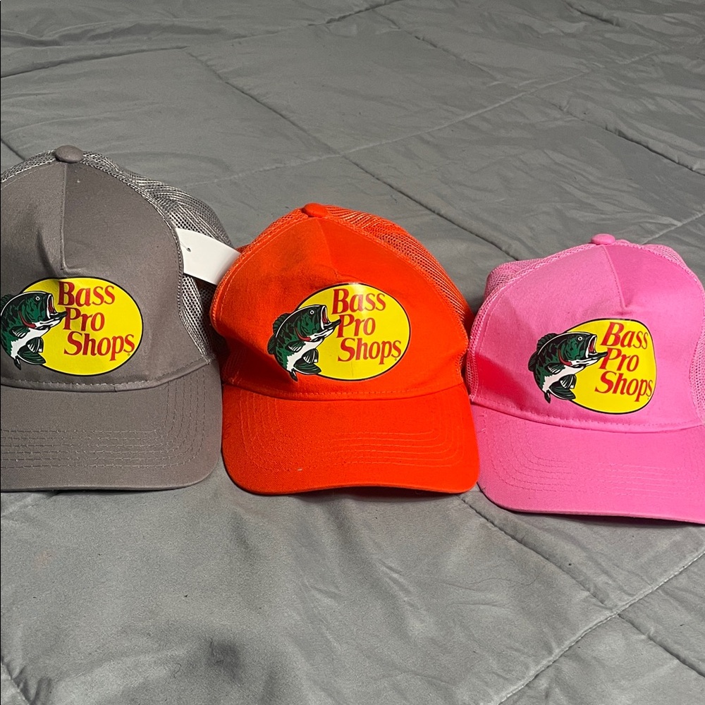 Bass Pro Shops Colorful Trucker Hat Trio